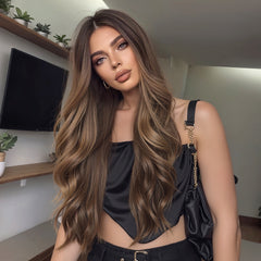 LaceFront Chestnut Brown Long Soft Waves 26