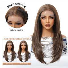 LaceFront Mushroom Brown Soft Layers 22