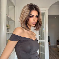 AuraTress MONO Light Brown Medium Bob 12