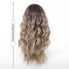 LaceFront Mushroom Blonde Loose Waves 24
